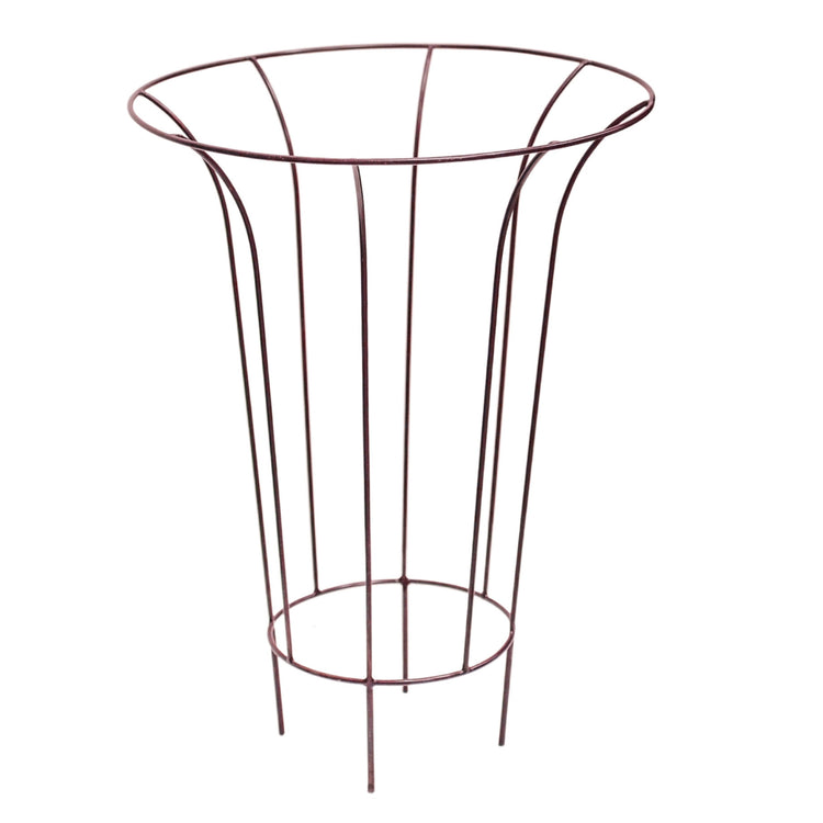 Outdoor Steel Plant Support Tower with Fluted Top