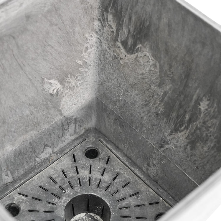 Outdoor Grey Square Tapered Planter Pot